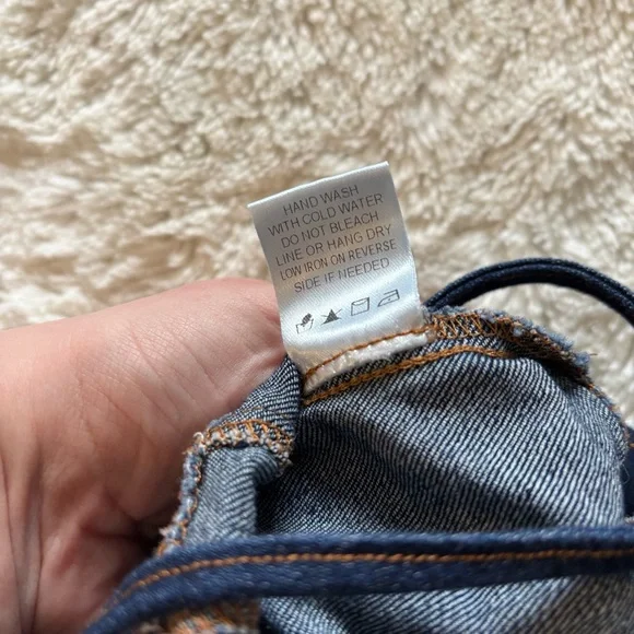 PacSun Denim Corset Crop Top - Picture 10 of 10